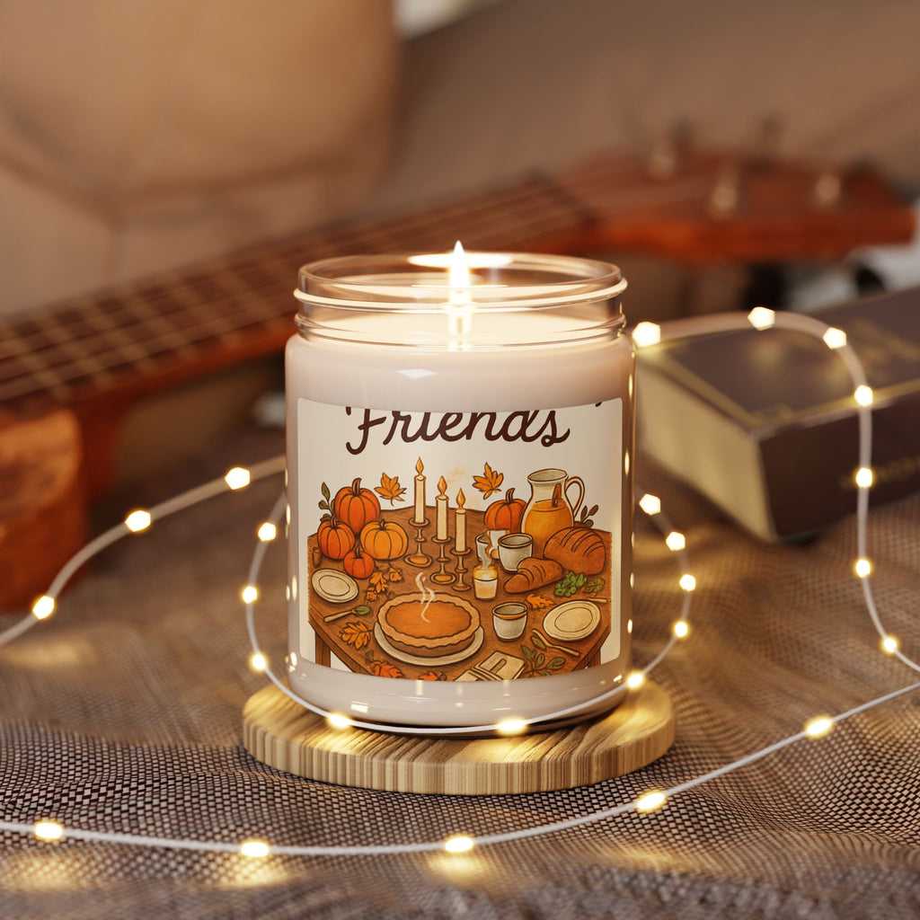 Fall Friends Thanksgiving Soy Candle — 9oz Scented Autumn Candle