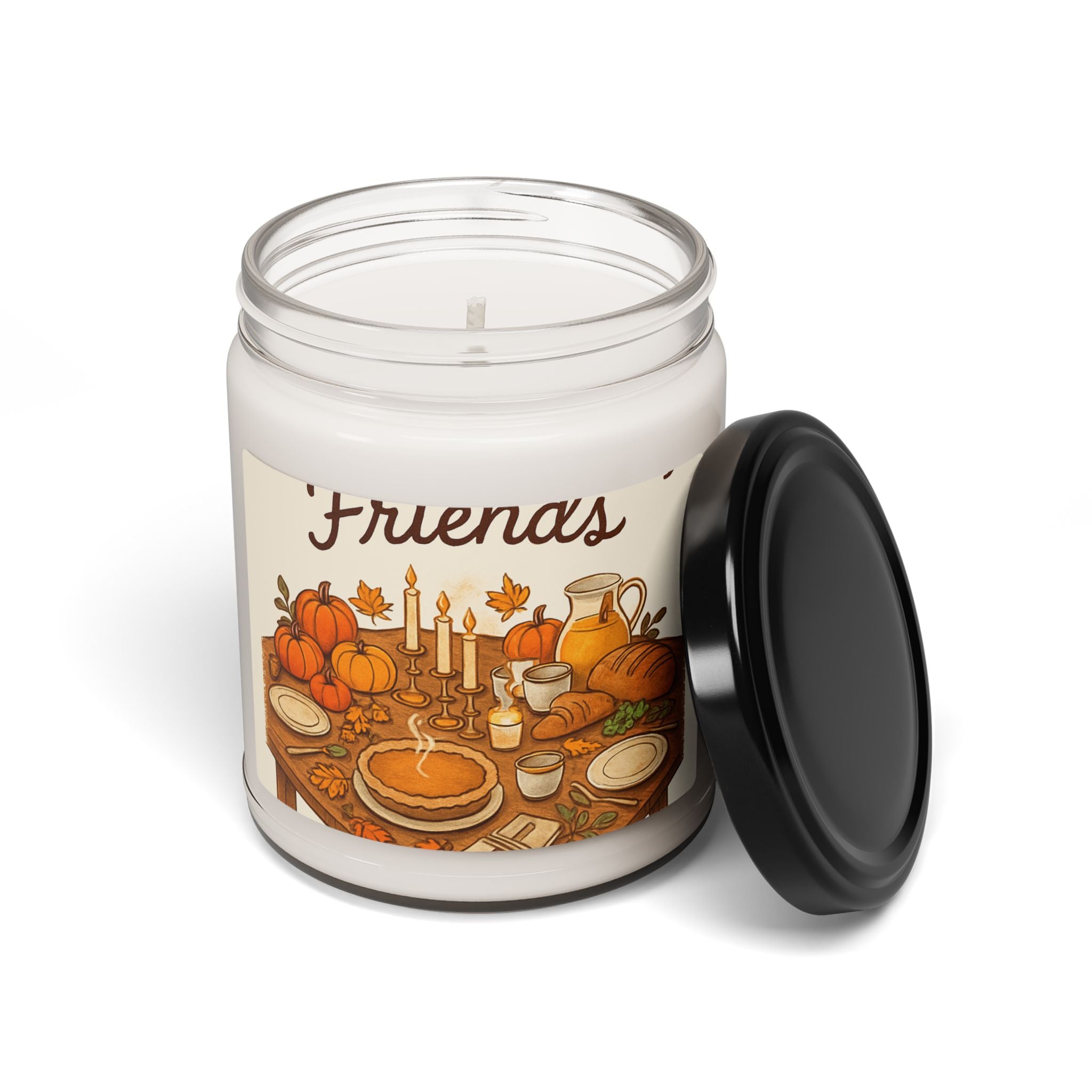 Fall Friends Thanksgiving Soy Candle — 9oz Scented Autumn Candle